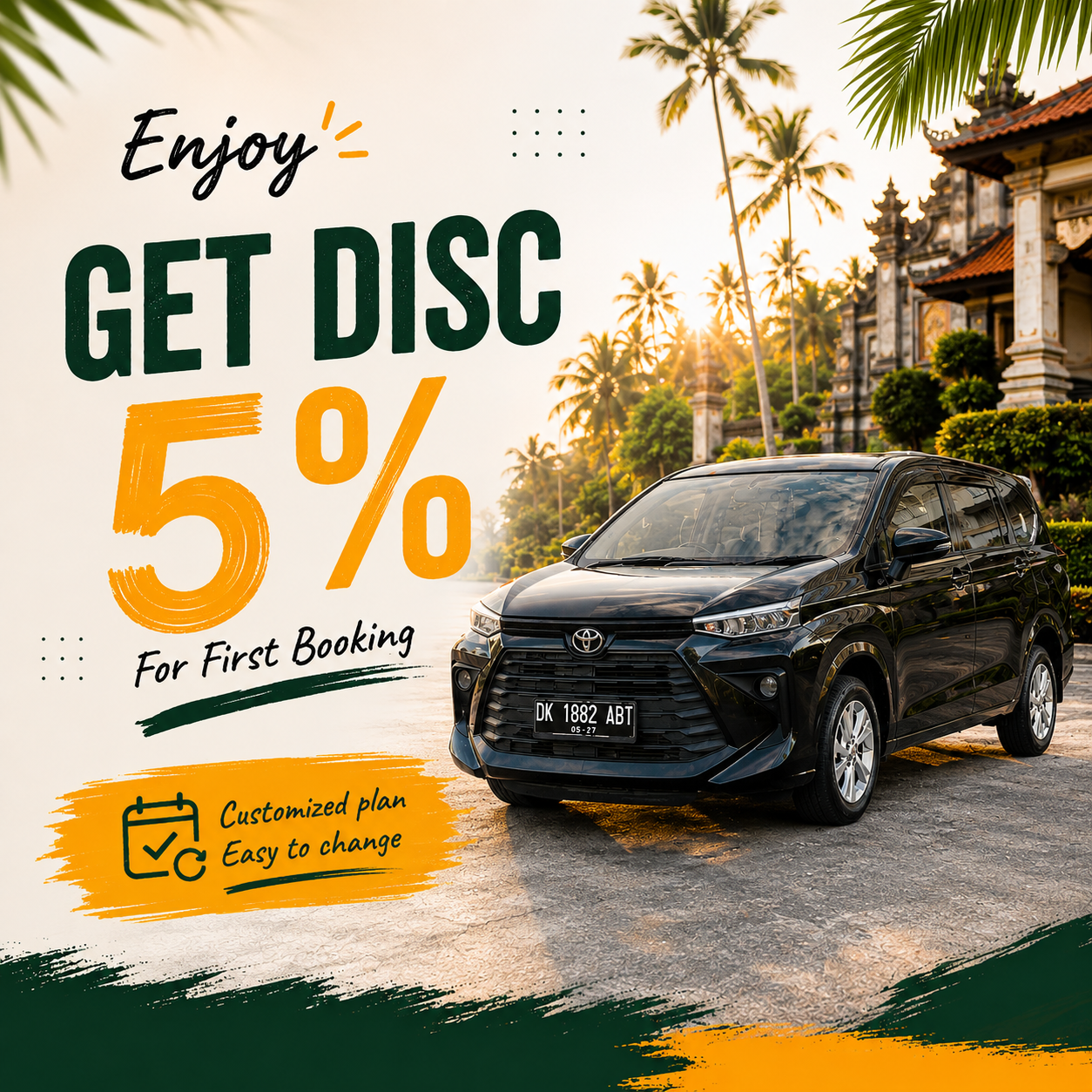 bali private car driver hire - new avanza